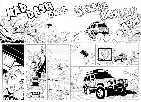 Mad Dash Over Savage Canyon